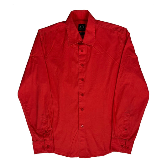 Armani Exchange Shirt - Small Red Cotton