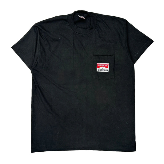 Marlboro Coyote Bluff Fruit Of The Loom Single Stitch T-Shirt - XL Black Cotton