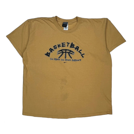 Basketball Nike T-Shirt - XL Yellow Cotton