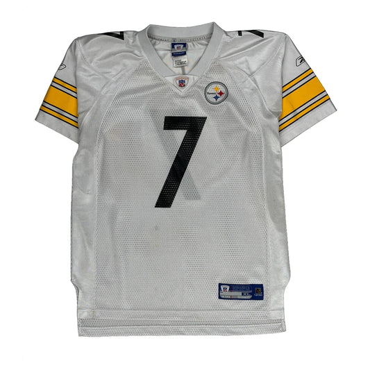 Age 18-20 Reebok Pittsburgh Steelers Jersey - XL White Polyester
