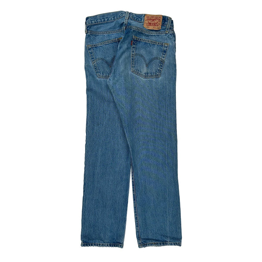 501 Levis Jeans - 30W 31L Blue Cotton