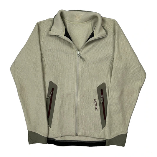 Arc''Teryx Beta Insulated Fleece Jacket - Medium Beige Polyester