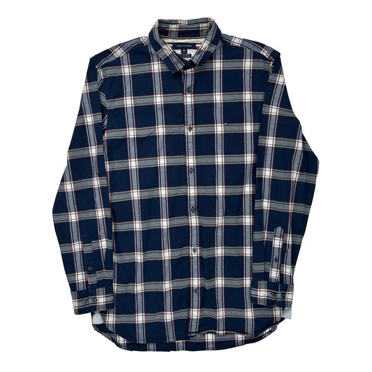 Tommy Hilfiger Checked Shirt - XL Red Cotton