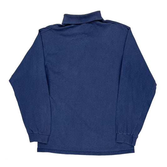 Vintage Nike Long Sleeve T-Shirt - Medium Blue Cotton