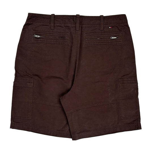 Vintage Tommy Hilfiger Cargo Shorts - 36W 9L Brown Cotton