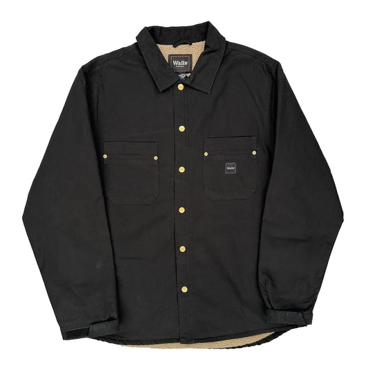 Walls Jacket - Large Black Cotton