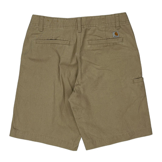 Carhartt Carpenter Shorts - 27W UK 8 Khaki Cotton