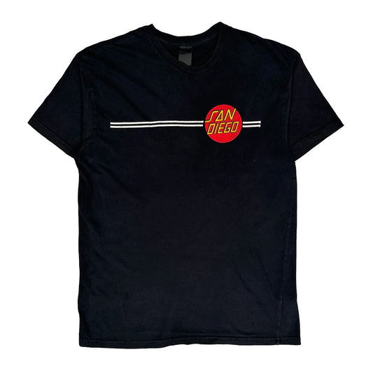 Unbranded Graphic T-Shirt - Medium Black Cotton
