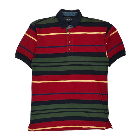 Gant Striped Polo Shirt - Medium Multicoloured Cotton