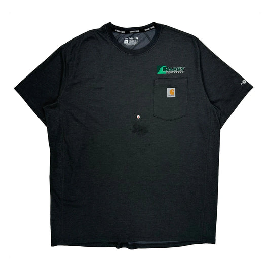 Vintage Barry Equipment Carhartt T-Shirt - XL Black Cotton