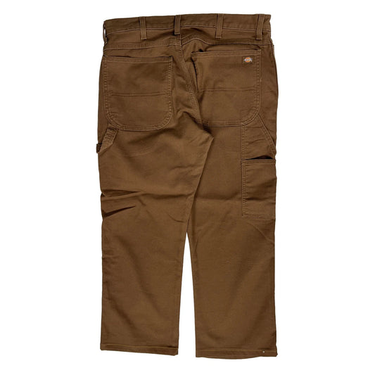 Vintage Dickies Carpenter Trousers - 33W 25L Brown Cotton