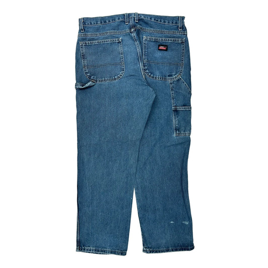 Dickies Carpenter Jeans - 34W 29L Blue Denim