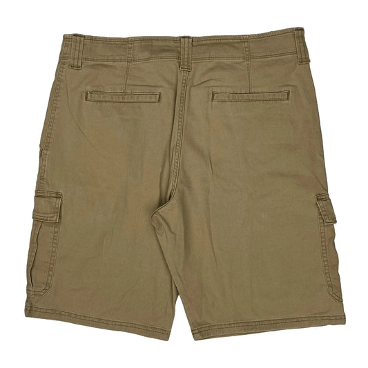 Wrangler Cargo Shorts - 34W 10L Khaki Cotton