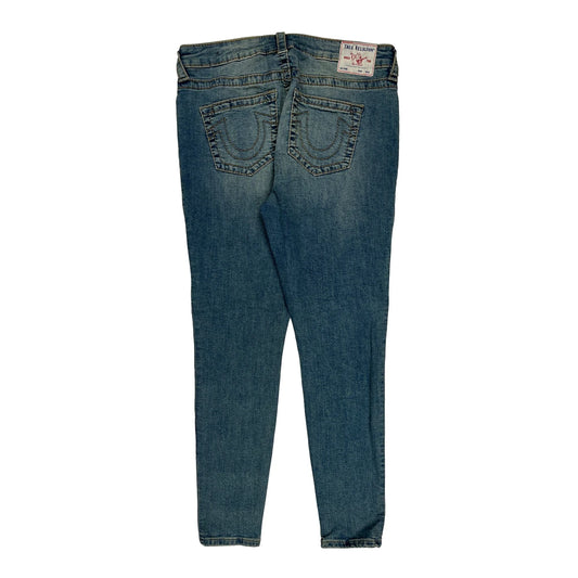 True Religion Skinny Jeans - 32W UK 12 Blue Denim