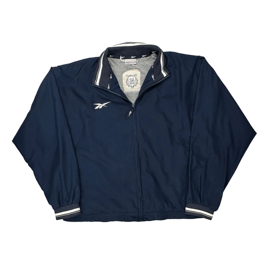 Reebok Track Jacket - 2XL Navy Polyester
