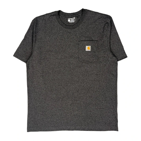 Carhartt T-Shirt - Large Grey Cotton