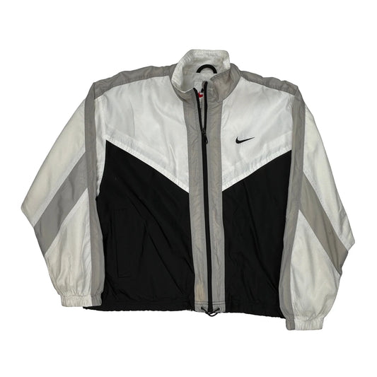 Age 12-13 Nike Windbreaker - Large Black & White Polyester