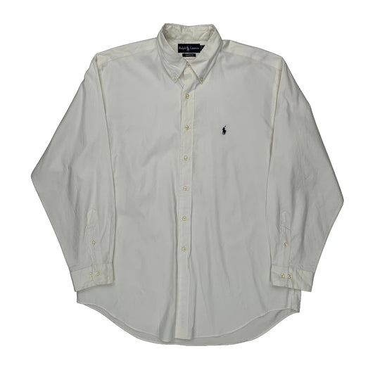 Ralph Lauren Shirt - XL White Cotton