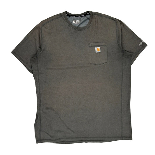 Carhartt Tall T-Shirt - 2XL Grey Cotton