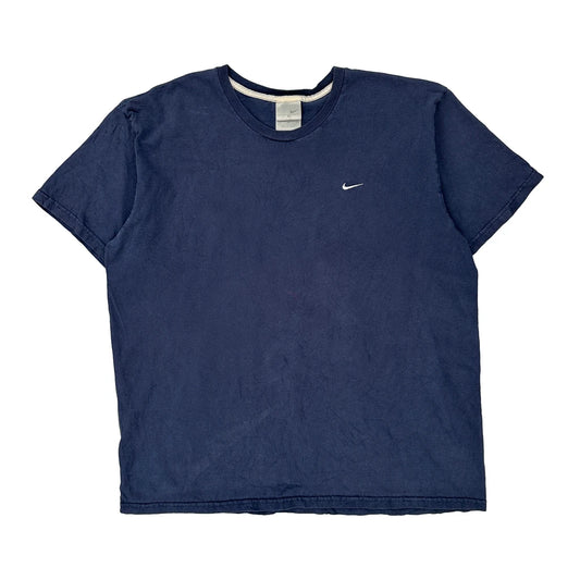 Nike T-Shirt - XL Blue Cotton