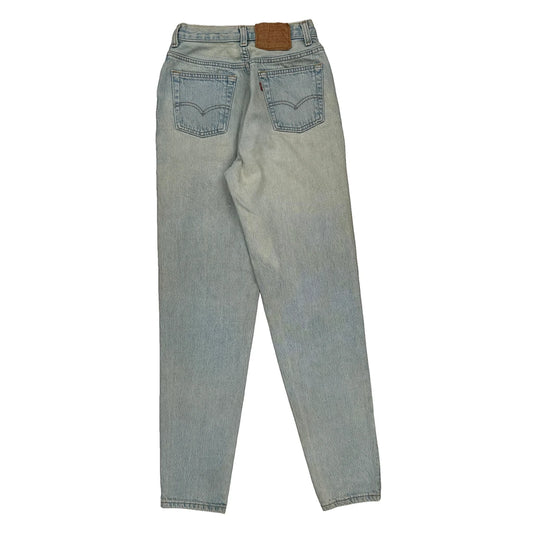 501 Levis Jeans - 28W UK 8 Light Wash Cotton