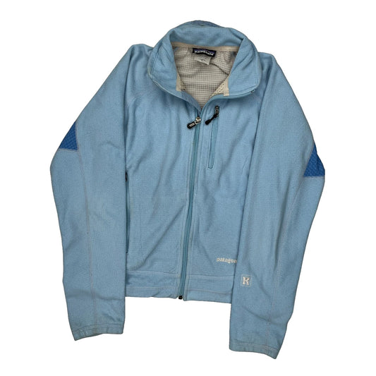 Made In USA Patagonia Fleece Jacket - Small Blue Polyester