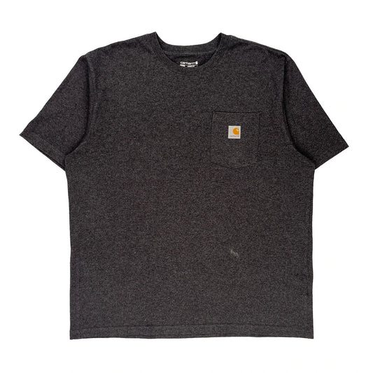 Carhartt T-Shirt - XL Grey Cotton Blend