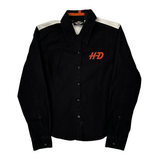 Built Tough Since 1903 Harley Davidson Graphic Shirt - Large Black Cotton