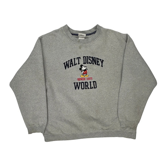 Walt Disney World Disney Sweatshirt - Medium Grey Cotton