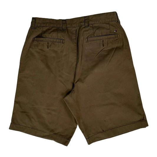 Tommy Hilfiger Chino Shorts - 30W 10L Brown Cotton