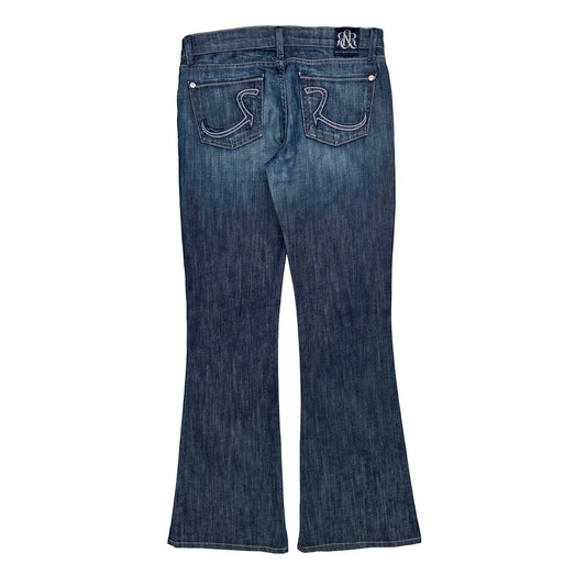 Rock & Republic Boot Cut Jeans - 32W UK 10 Dark Wash Denim