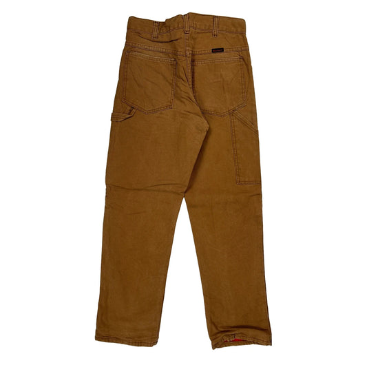Unbranded Carpenter Trousers - 28W 29L Brown Cotton