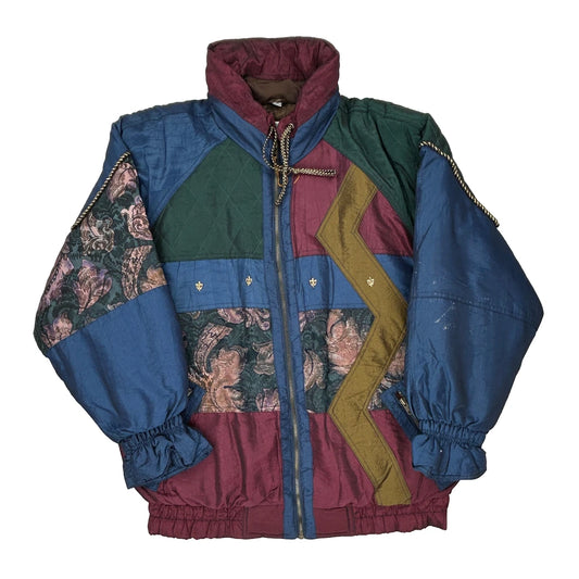 1980'S Climate Zone Shell Jacket - Large Multicoloured Polyester