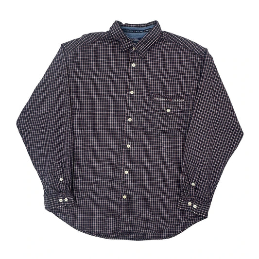 Tommy Jeans Checked Shirt - XL Navy Cotton