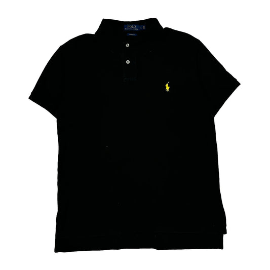 Polo By Ralph Lauren Polo Shirt - Large Black Cotton