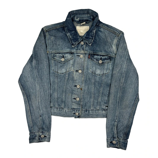 Levis Denim Jacket - Small Blue Denim