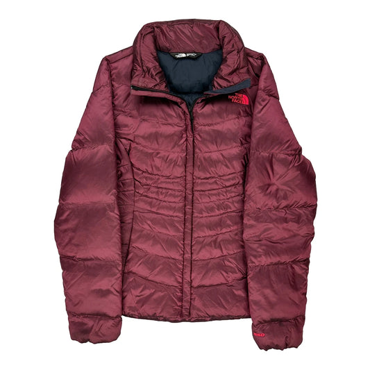 The North Face Puffer - Small Burgundy Polyester