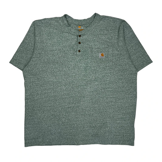 Carhartt T-Shirt - 2XL Green Cotton
