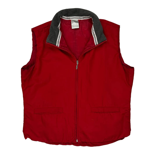 Age 11-12 Nike Gilet - Medium Red Polyester