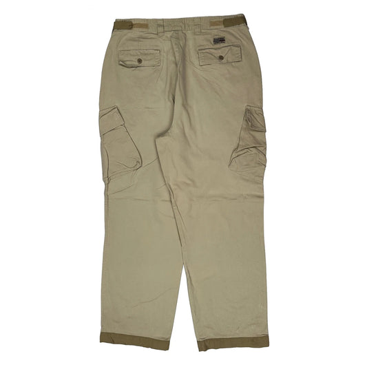 Vintage Tommy Hilfiger Cargo Trousers - 36W 32L Beige Cotton