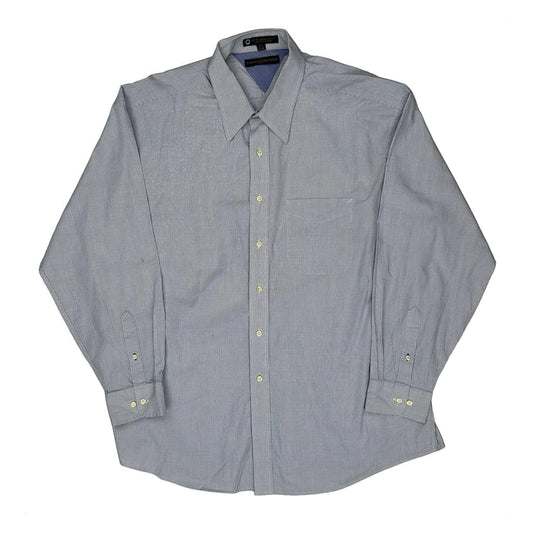 Vintage Tommy Hilfiger Checked Shirt - XL Blue Cotton