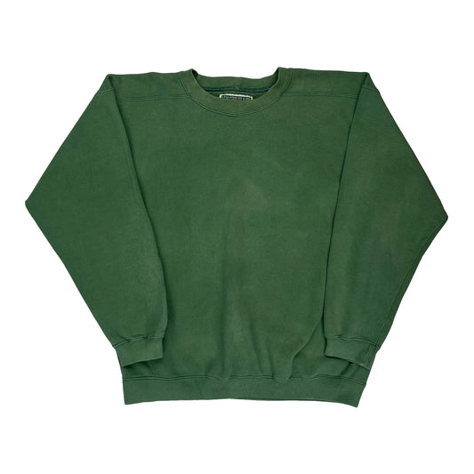 Made In USA Levis Sweatshirt - Large Green Cotton