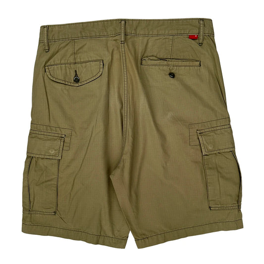 Levis Cargo Shorts - 35W 10L Khaki Cotton