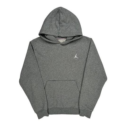 Jumpman Logo Jordan Hoodie - XS Grey Cotton Blend
