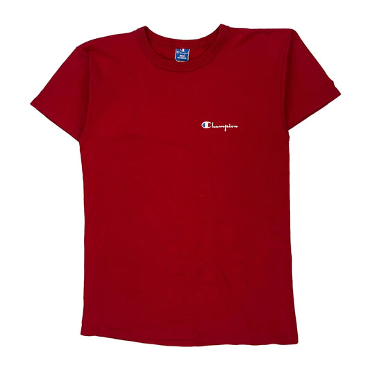 Champion T-Shirt - Large Red Cotton