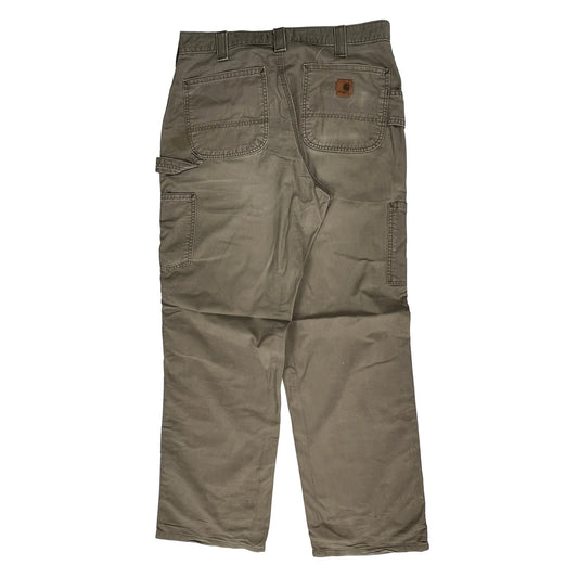 Vintage Carhartt Carpenter Trousers - 33W 31L Brown Cotton