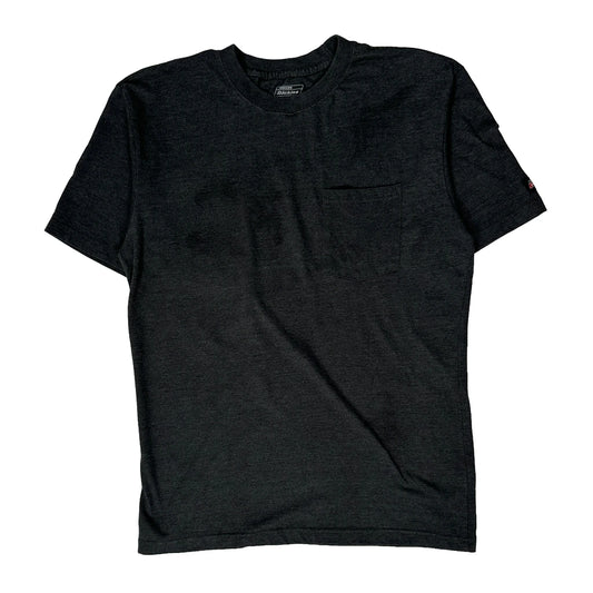 Vintage Dickies T-Shirt - Large Grey Cotton Blend
