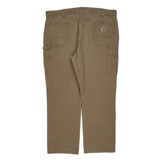 Carhartt Carpenter Trousers - 40W 30L Brown Cotton