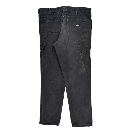 Dickies Carpenter Trousers - 38W 32L Grey Cotton