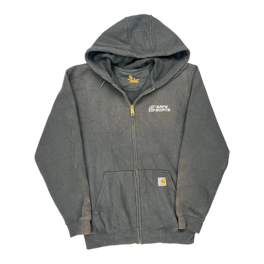 Safe Boats Carhartt Hoodie - Medium Grey Cotton Blend